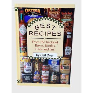 Best Recipes From Boxes Bottles Cans Jars Cookbook by Ceil Dyer 1981 VTG